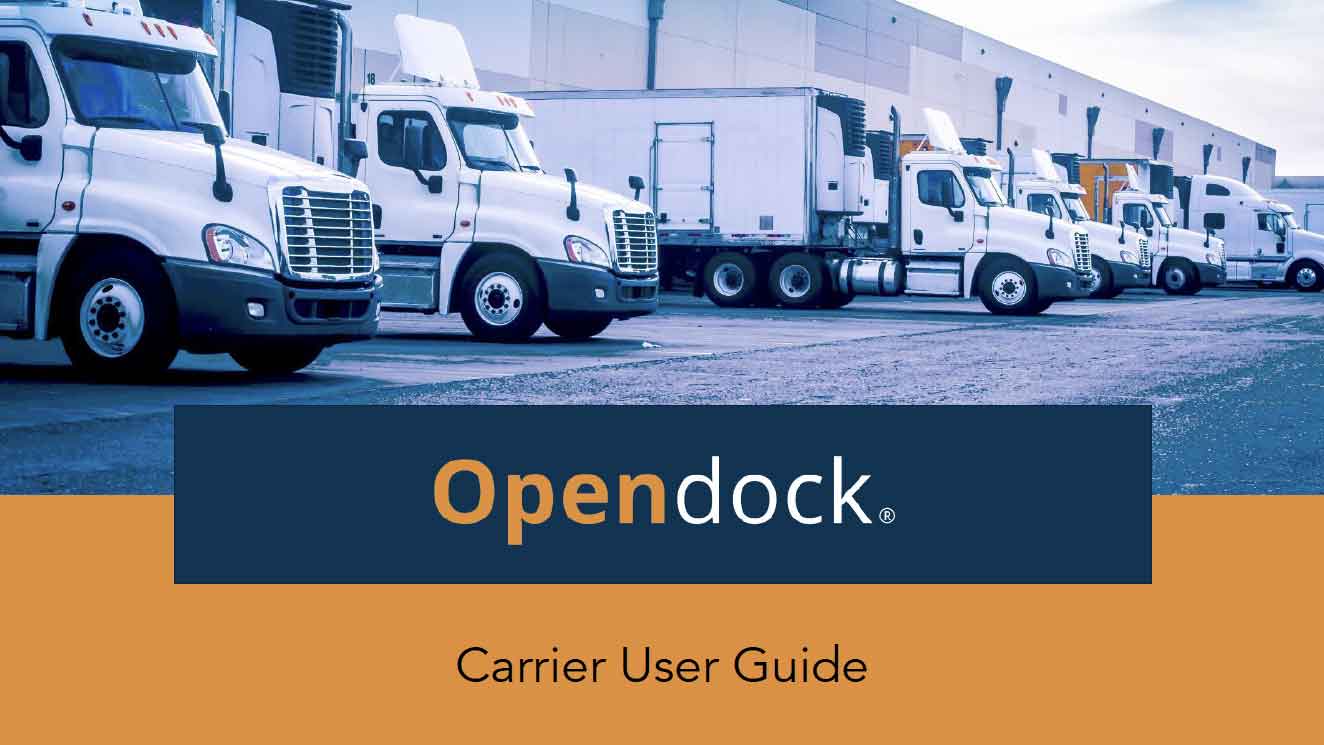 Opendock Carrier Users Guide