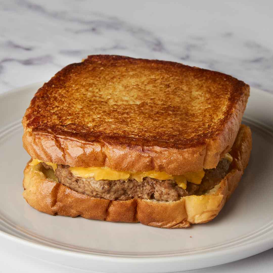 Cheeseburger on Texas Toast Cheeseburger on Texas Toast