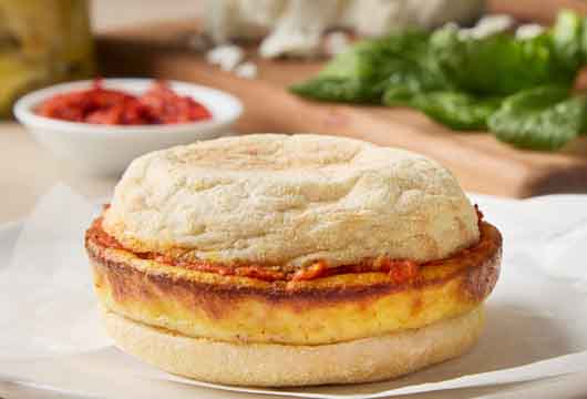 Frittata Patty Breakfast Sandwich