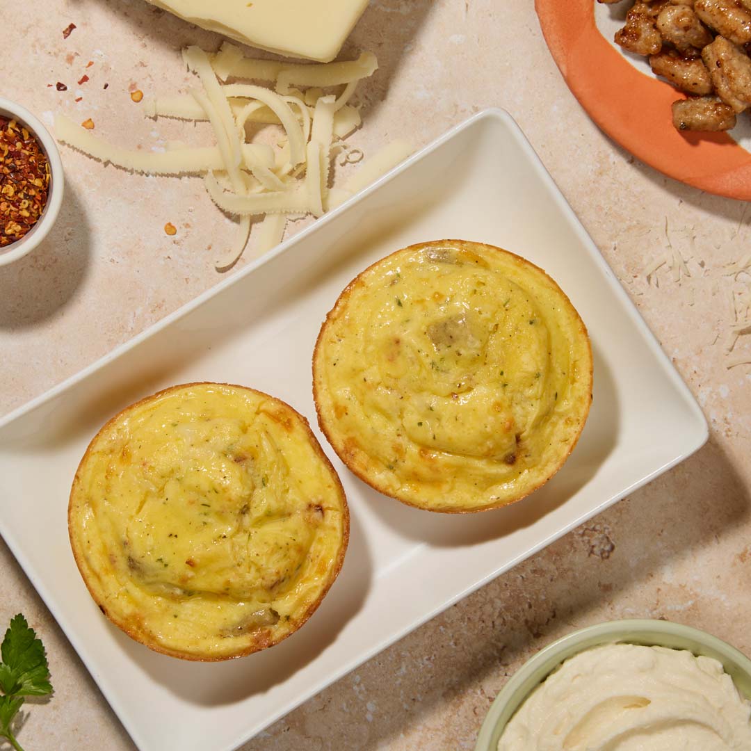 Sausage & Cheese Frittata Sausage & Cheese Frittata