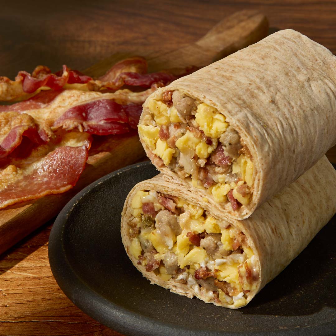 Sausage, Bacon, Egg & Cheese Wrap Sausage, Bacon, Egg & Cheese Wrap